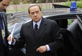 Premierul italian Silvio Berlusconi.