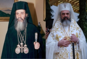 Patriarhii Teophilos al III-lea al Ierusalimului  şi Daniel al BOR