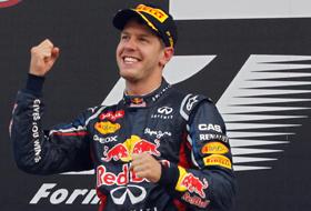 C&acirc;ştigătorul MP al Coreei de Sud, germanul Sebastian Vettel (Red Bull ).