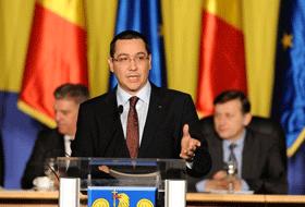Premierul Victor Ponta &icirc;n plenul Parlamentului.