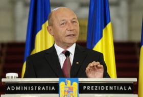 Preşedintele Traian Băsescu.