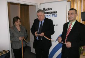 Inaugurarea noului studio Arad FM.