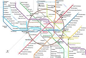  Harta metroului din Moscova. Sursa: wikipedia.