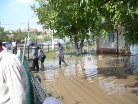 Inundaţii &icirc;n comuna Pechea, septembrie 2013.
