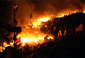 Proteste violente la Kiev.
