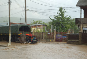 Inundaţii la Huşi.