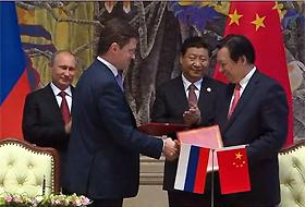 Semnare acord livrare gaze Rusia-China.