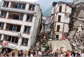 Clădiri distruse de cutremur &icirc;n capitala Kathmandu.
