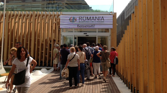 Pavilionul Rom&acirc;niei la Expo Milano.