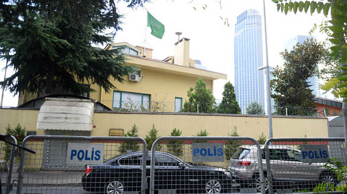 Consulatul Arabiei Saudite din Istanbul.