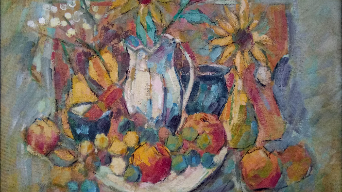  Tiberiu Cercel, Fruit and Flowers II (fragment).