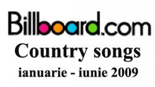 No. 1 Country Songs Billboard 2009 (I)