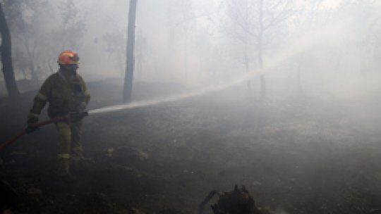 Incendiile din Grecia, sub controlul pompierilor