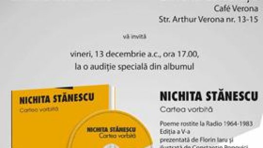 O seară cu Nichita: audiţie specială la Cafe Verona
