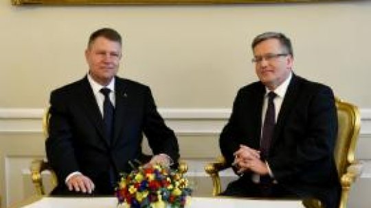 Klaus Iohannis, discuții cu președintele Poloniei