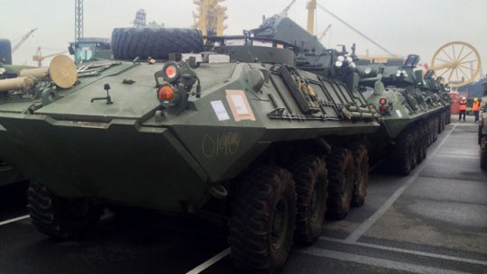 Tehnică militară NATO a ajuns în Bulgaria