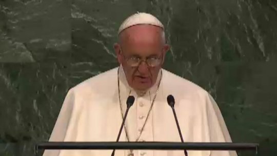 LIVE VIDEO - Discursul Papei Francisc la sediul ONU
