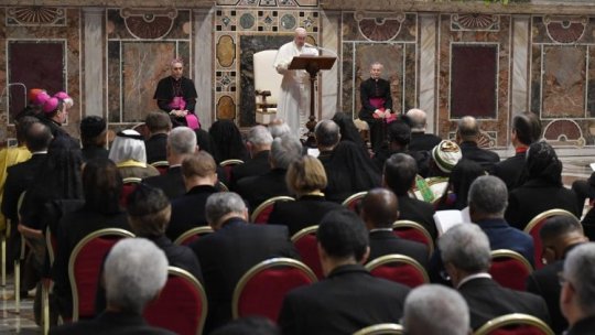 Papa Francisc i-a primit pe membrii Corpului Diplomatic