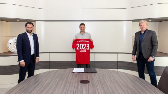 Thomas Mueller a semnat un nou contract cu Bayern Muenchen
