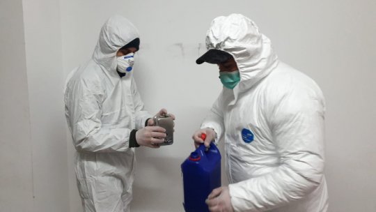 Staţie de dezinfectare realizată în România, testată în premieră