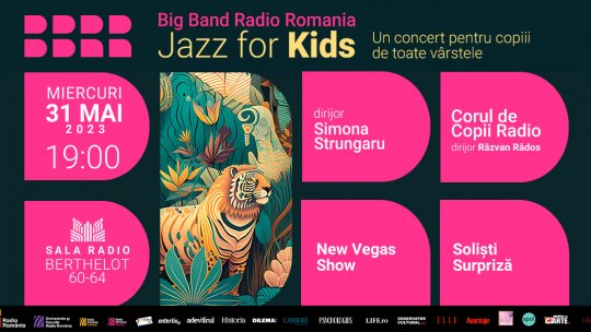 JAZZ FOR KIDS:  concert de Ziua Internațională a Copilului