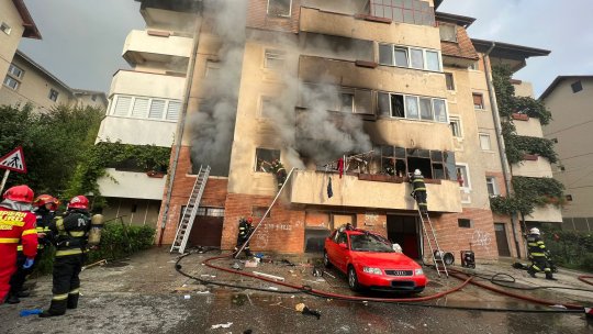 Sibiu: Explozie la un apartament. Două persoane au fost găsite decedate