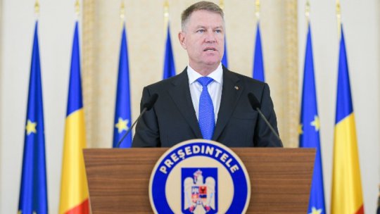 VIDEO Klaus Iohannis: Am decis să intru în competiția pentru funcția de secretar general al NATO