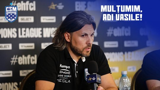 Adrian Vasile nu mai este antrenor la CSM București