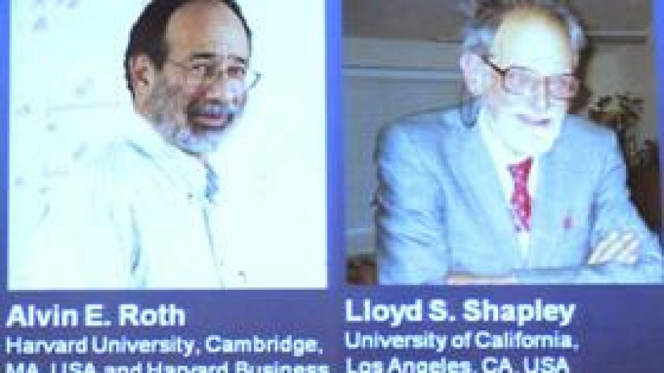 Alvin E. Roth şi Lloyd Shapley, laureaţii Nobelului la Economie 