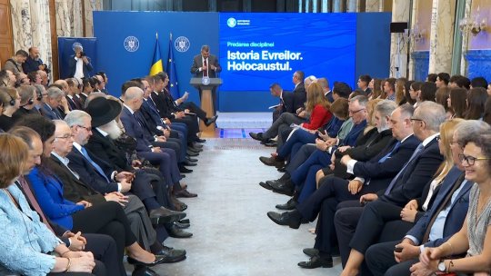 VIDEO: Ceremonia dedicată  introducerii la nivel național a predării disciplinei "Istoria Evreilor. Holocaustul"