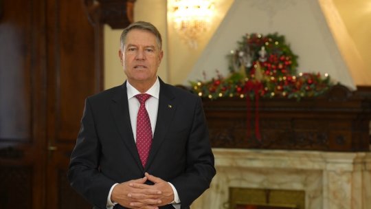 Președintele Iohannis, mesaj de Crăciun: doar uniţi suntem mai puternici