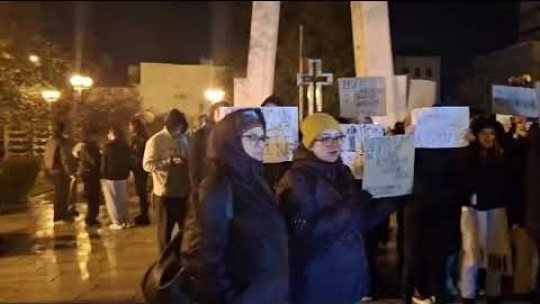 Galați: Manifestație pro-democrație