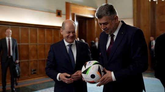 VIDEO: Premierul Marcel Ciolacu, întâlnire cu cancelarul german Olaf Scholz