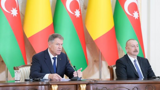 VIDEO - Declarații de presă comune ale președintelui României, Klaus Iohannis, cu președintele Republicii Azerbaidjan, Ilham Aliyev