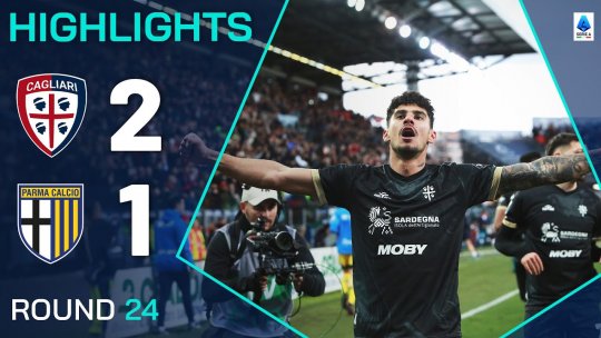 Florinel Coman, a debutat cu gol la Cagliari în victoria cu Parma, scor 2-1