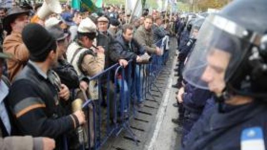 Protest pentru subvenţii