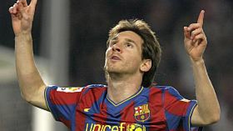 Lionel Messi - cel mai bun fotbalist al anului în Europa