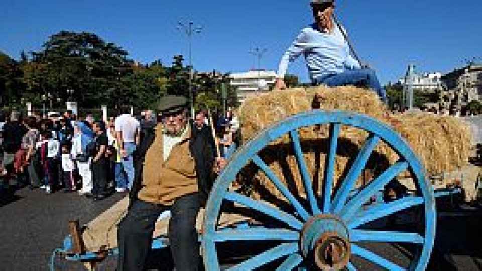 Agricultorii spanioli protestează la Madrid