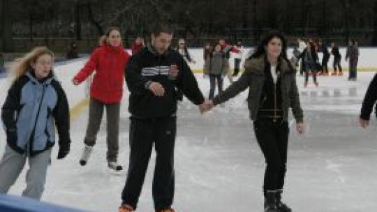 Vremea patinelor a sosit la Bistriţa