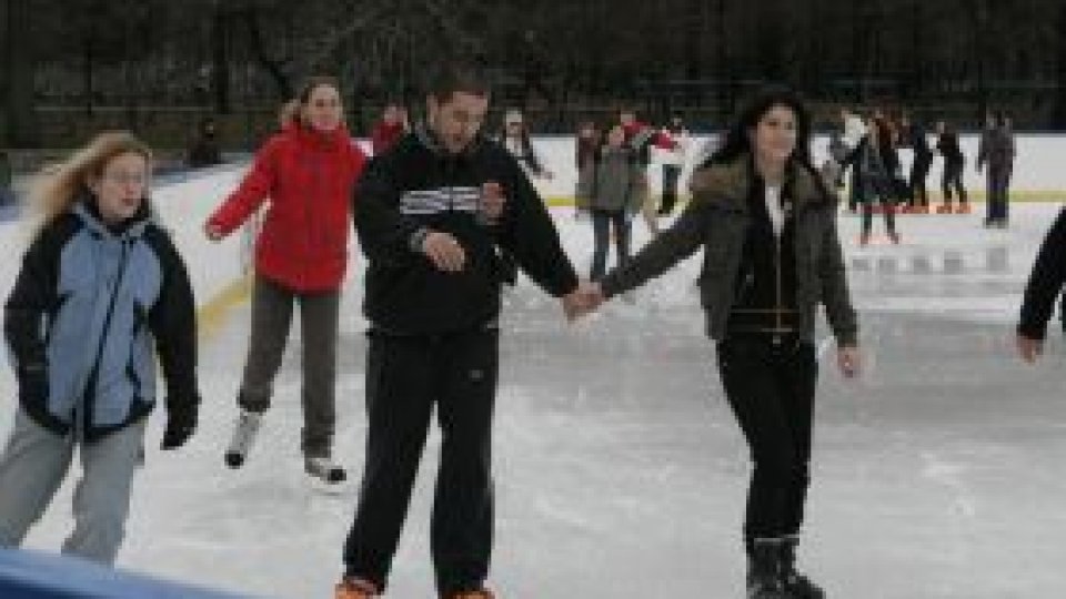 Vremea patinelor a sosit la Bistriţa