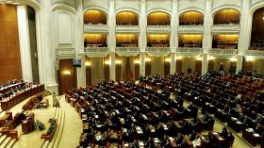 Şedinţa comună a Parlamentului dedicată Revoluţiei din 1989