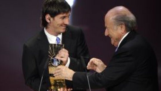Lionel Messi, desemnat cel mai bun jucător al anului 2009
