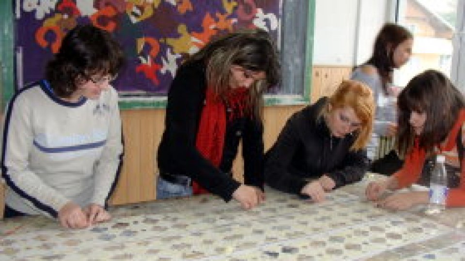 Orăşelul copiilor, desenat de liceeni