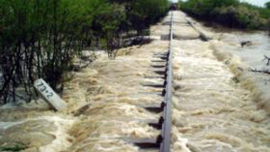 Ruta feroviară Sibiu-Braşov deblocată temporar