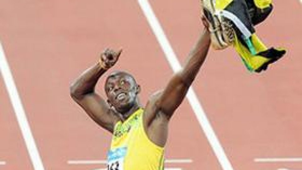 Usain Bolt, aur şi record mondial în proba de 100 metri
