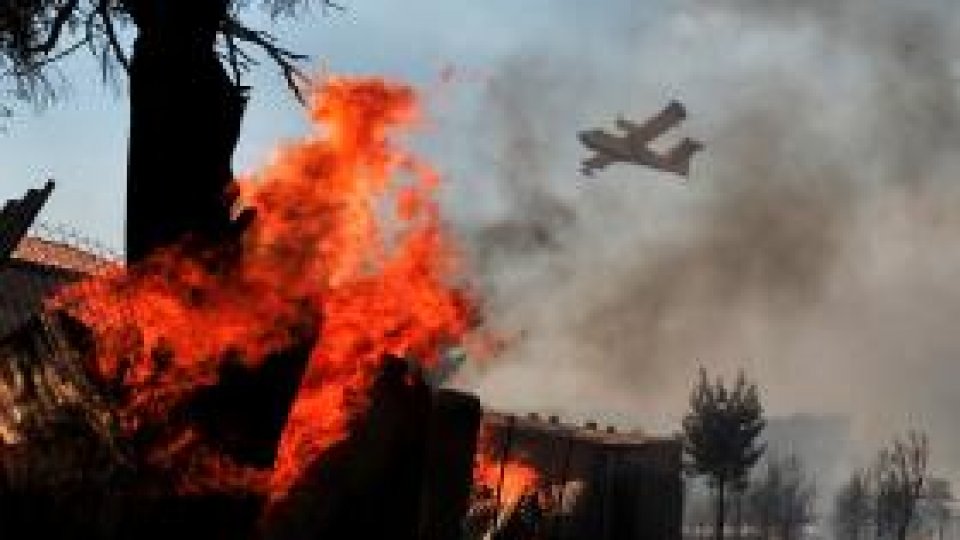 Ajutoare pentru Grecia în lupta împotriva incendiilor de pădure
