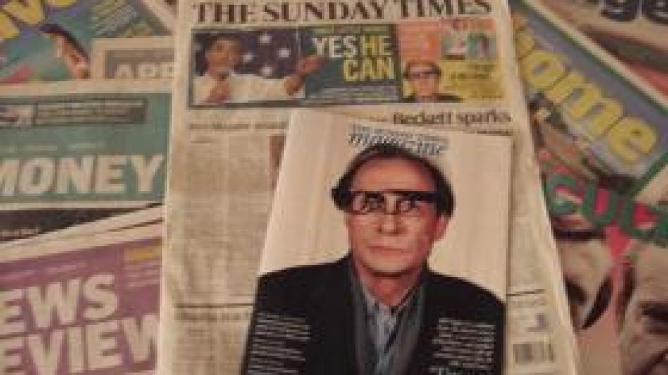 Publicaţia britanică The Sunday Times îşi va lansa un site separat de cel al ediţiei The Times