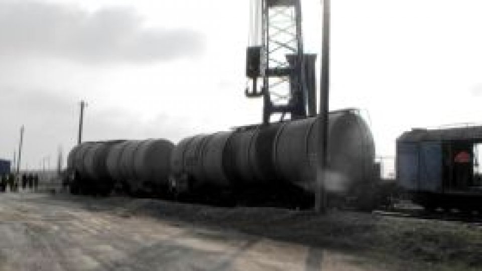 Marfar deraiat la Boju, în judeţul Cluj