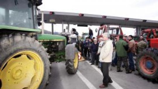 Greva fermierilor eleni aduce pierderi Bulgariei