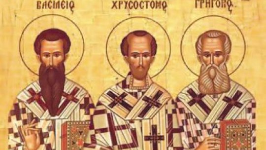 Sfinţii Trei Ierarhi: Vasile, Grigorie şi Ioan